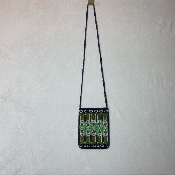 Kimberly Alan Beaded Geo Design Shoulder Bag - Picture 1 of 11